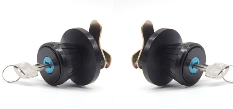 Cabinet Knob Lock Walnut