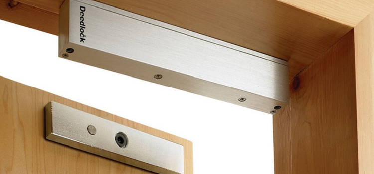 Magnetic lock installation Walnut